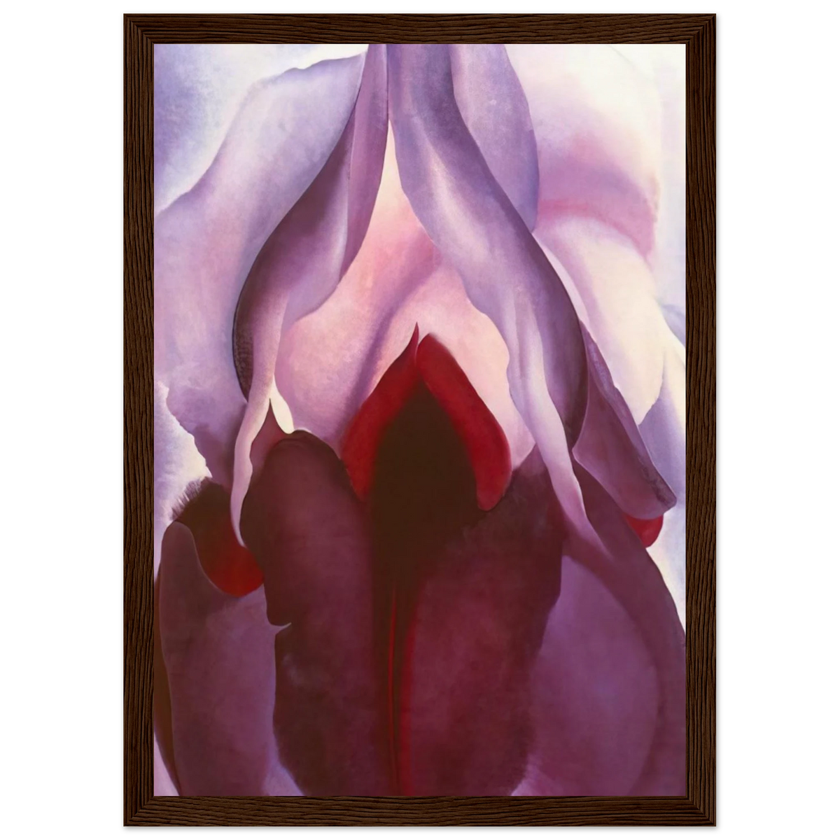 Flower of Life II Framed Poster | Georgia O'Keeffe Framed Prints Wall Art | Georgia O Keeffe Prints