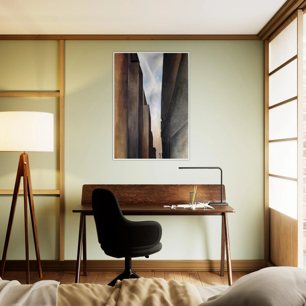 Street of New York II Framed Poster | Georgia O'Keeffe Framed Prints Wall Art | Georgia O Keeffe Prints