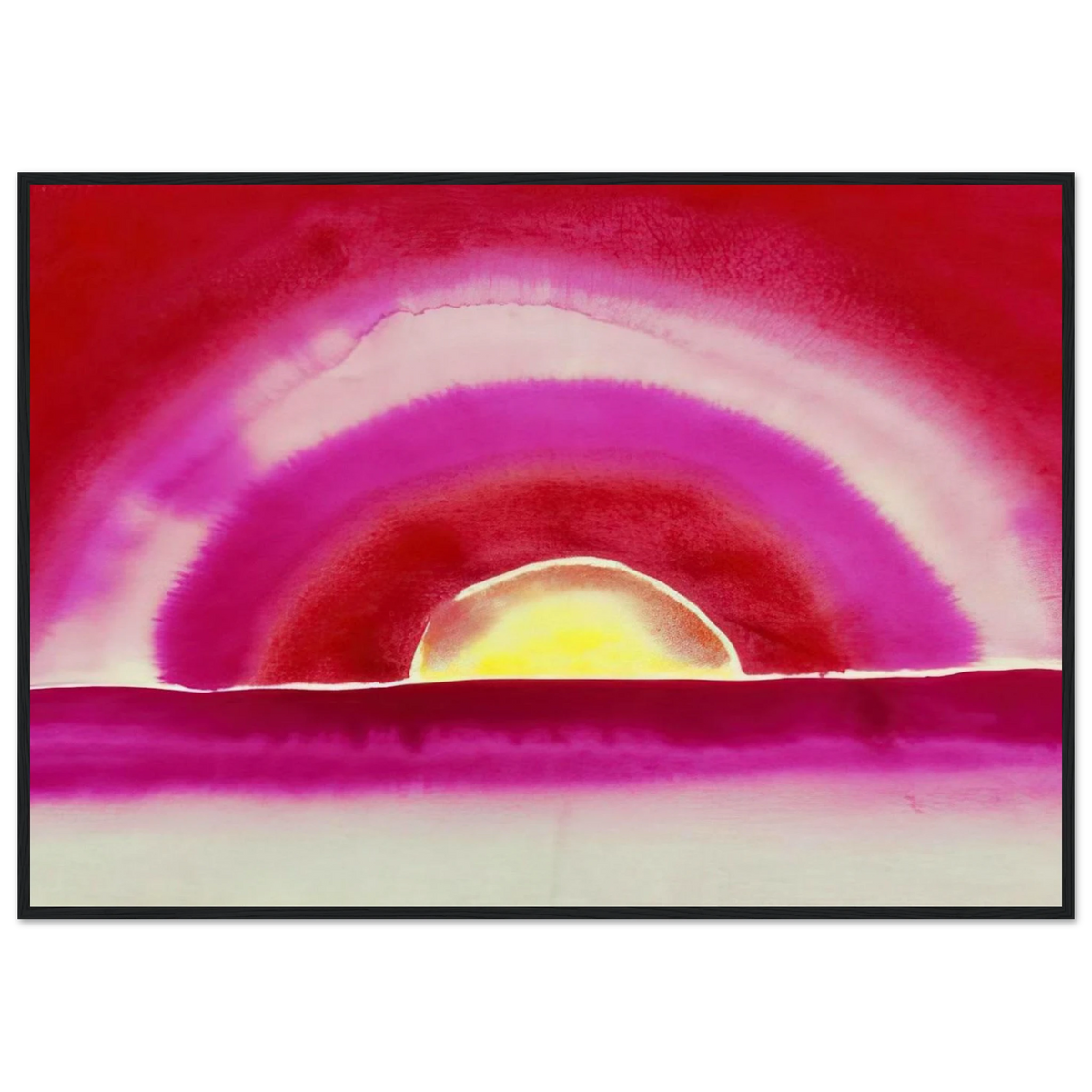 Sunrise Framed Poster | Georgia O'Keeffe Framed Prints Wall Art | Georgia O Keeffe Prints