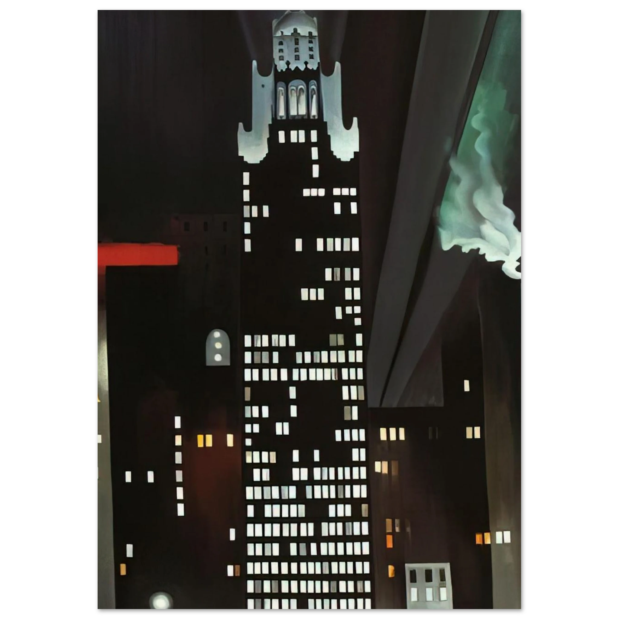 Radiator Building - Night, New York Poster | Georgia O'Keeffe Poster | Georgia O Keeffe Prints
