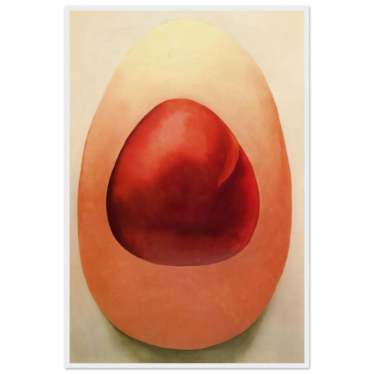 Red and Pink Rocks Framed Poster | Georgia O'Keeffe Framed Prints Wall Art | Georgia O Keeffe Prints