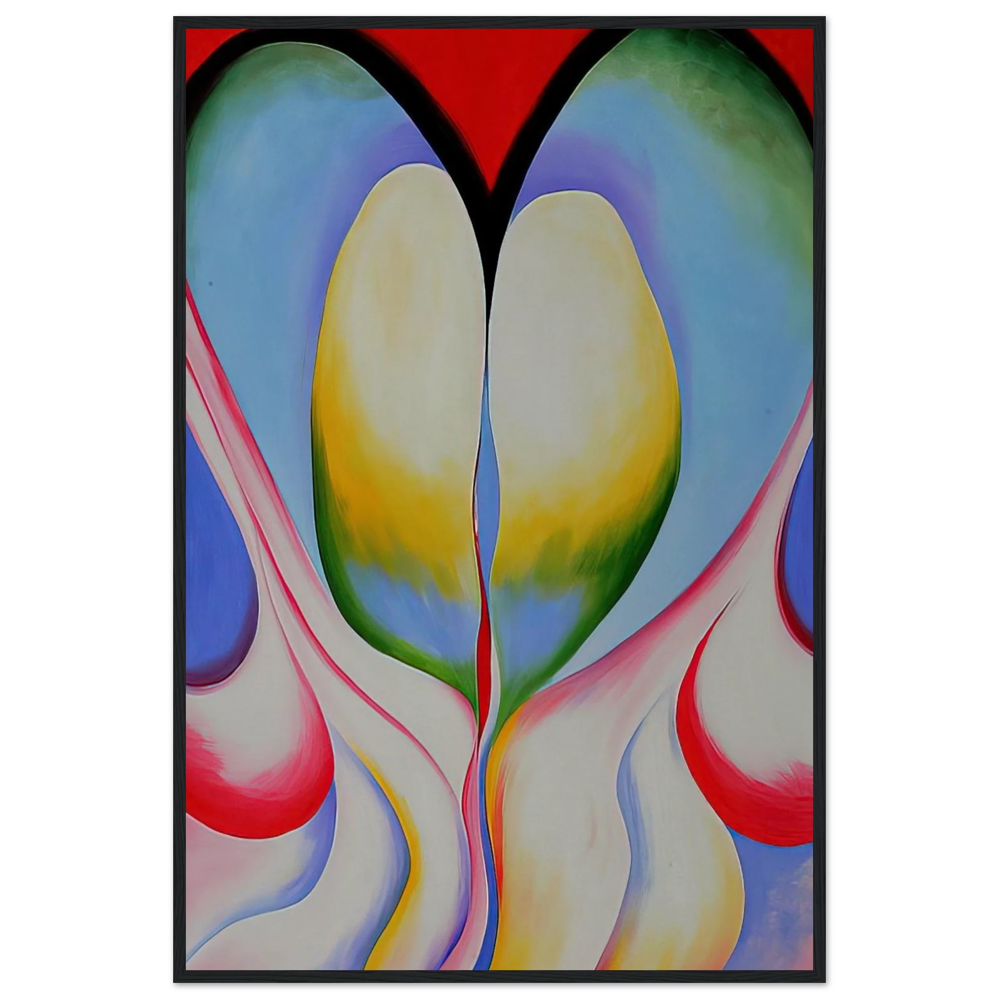 Series 1, No. 8 Framed Poster | Georgia O'Keeffe Framed Prints Wall Art | Georgia O Keeffe Prints