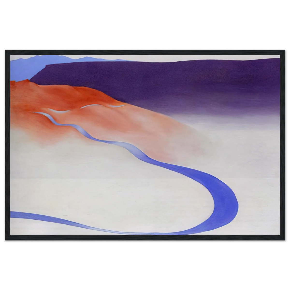 Road to the Ranch Framed Poster | Georgia O'Keeffe Framed Prints Wall Art | Georgia O Keeffe Prints