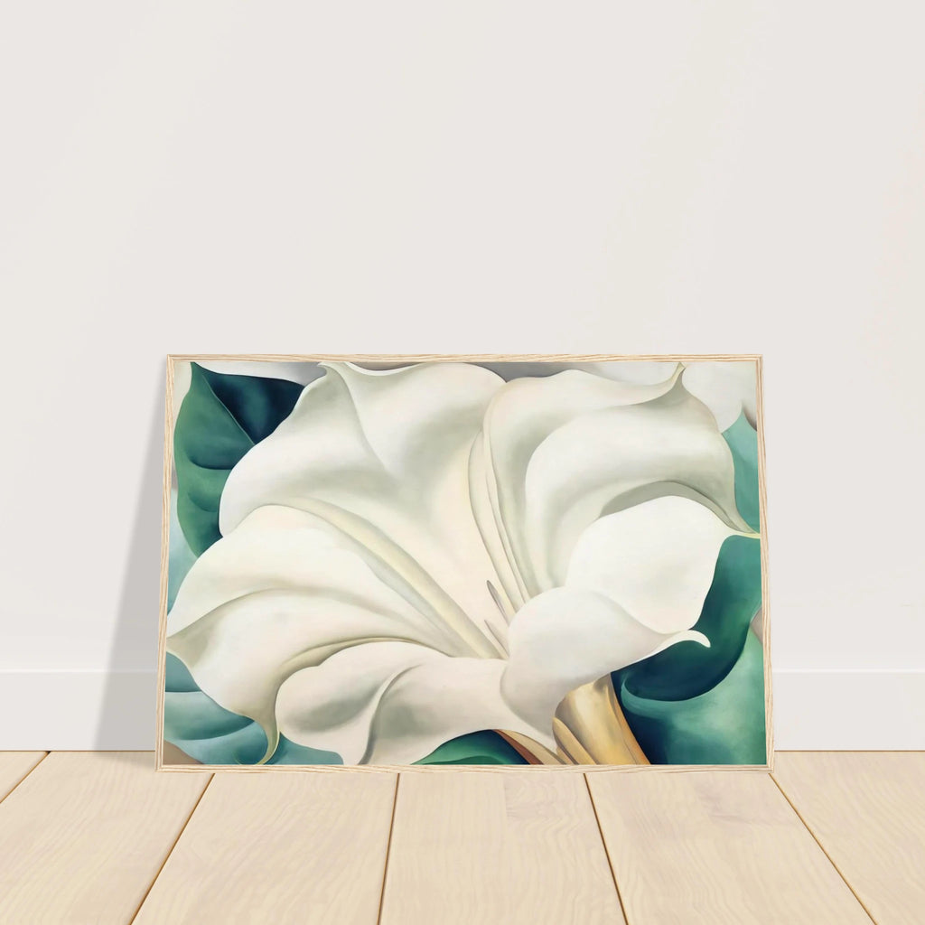 Jimson Weed 2 Framed Poster | Georgia O'Keeffe Framed Prints Wall Art | Georgia O Keeffe Prints