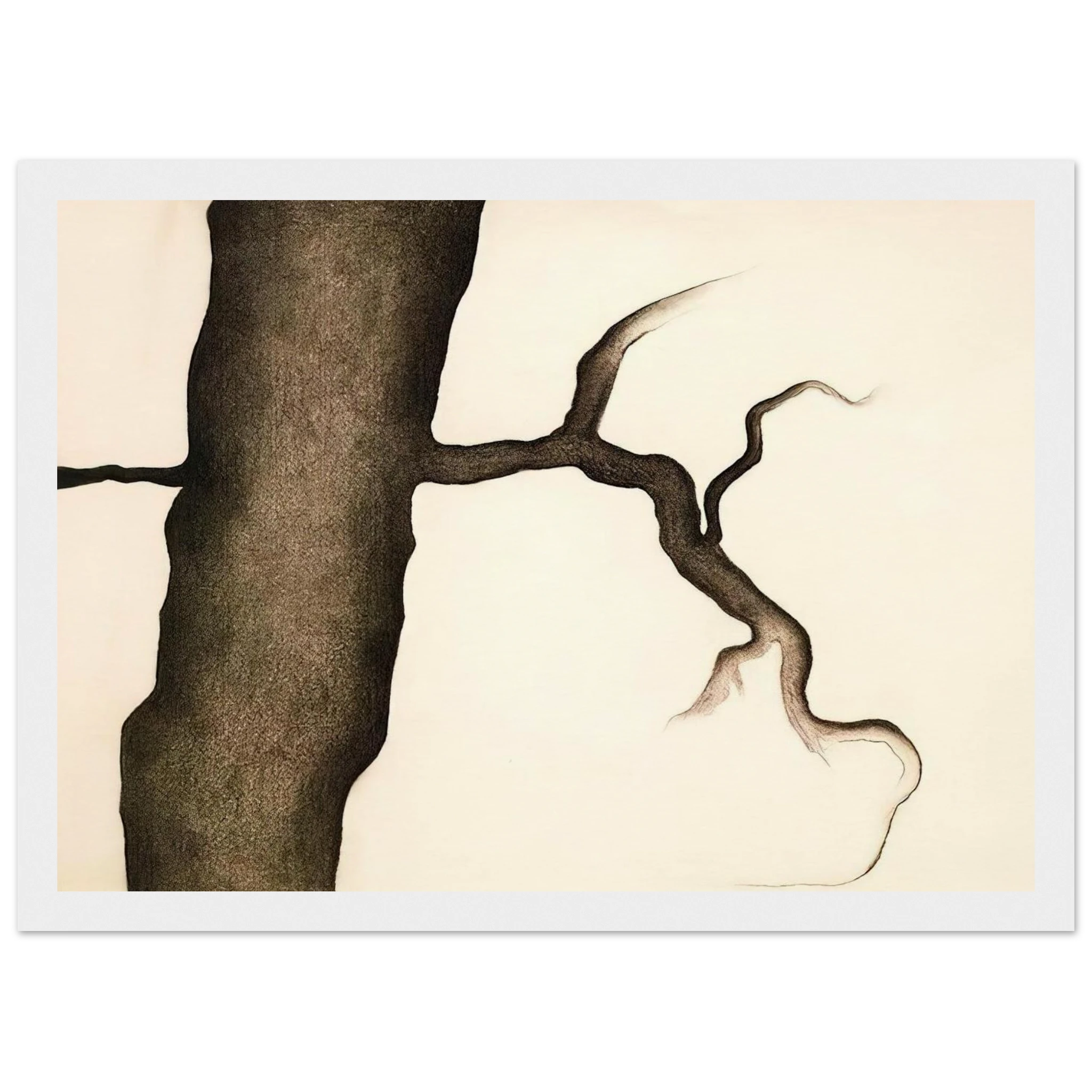 Drawing III Framed Poster | Georgia O'Keeffe Framed Prints Wall Art | Georgia O Keeffe Prints