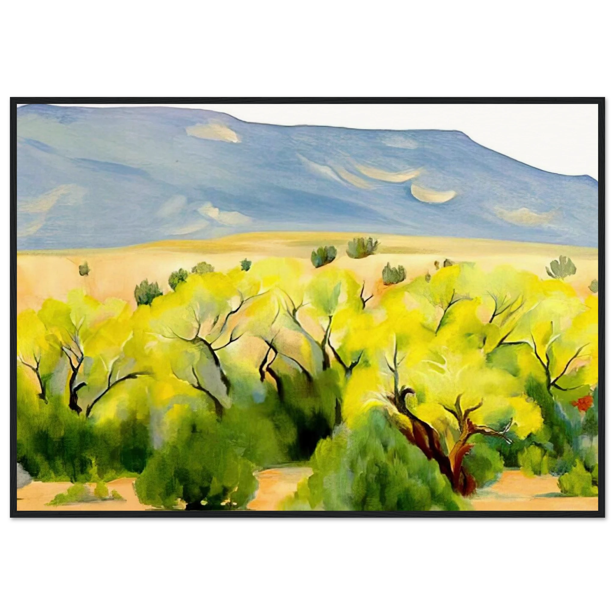 Cottonwood III Framed Poster | Georgia O'Keeffe Framed Prints Wall Art | Georgia O Keeffe Prints