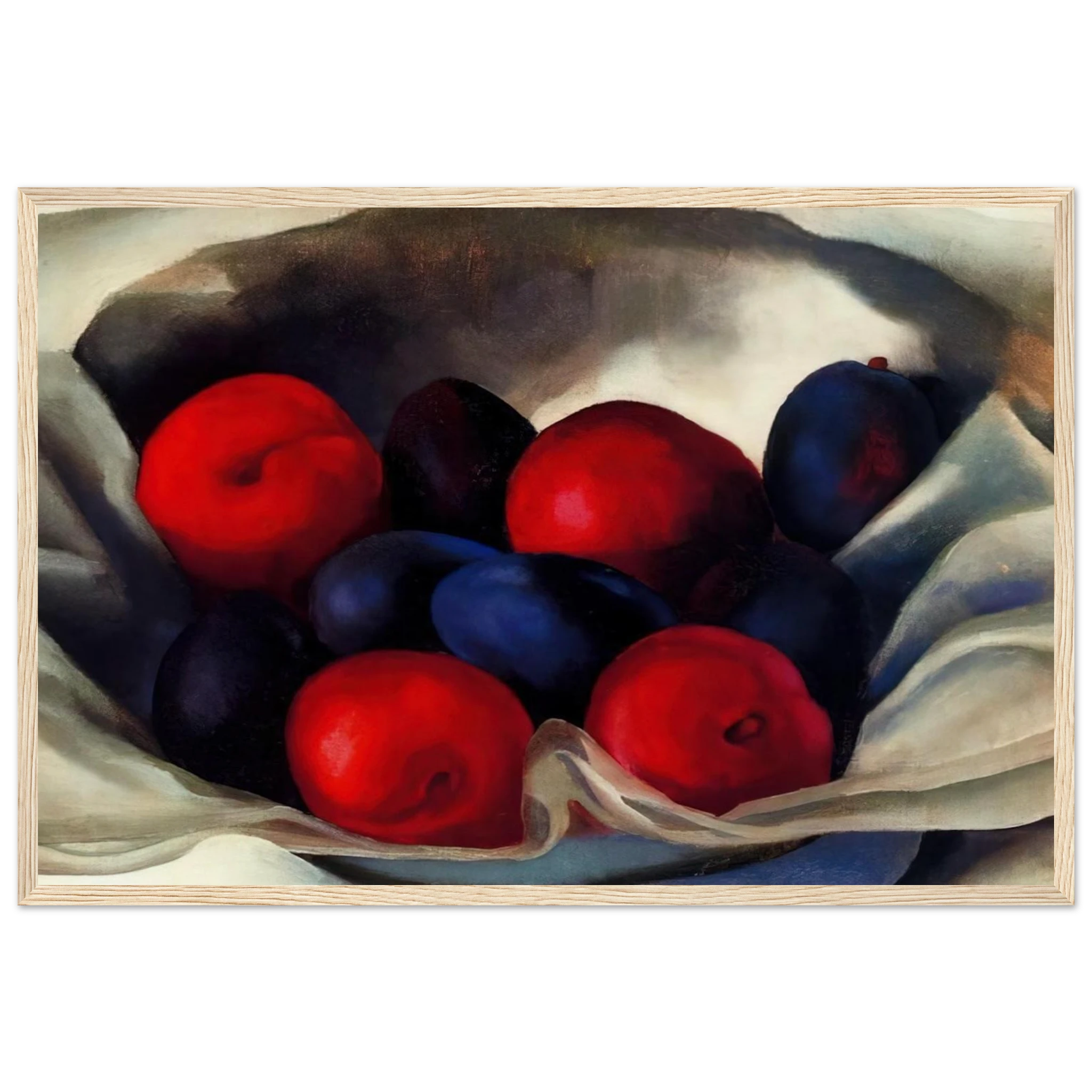 Plums Framed Poster | Georgia O'Keeffe Framed Prints Wall Art | Georgia O Keeffe Prints