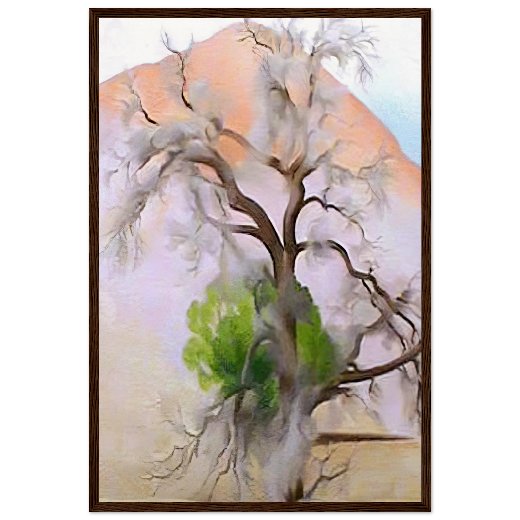 Pinons with Cedar Framed Poster | Georgia O'Keeffe Framed Prints Wall Art | Georgia O Keeffe Prints