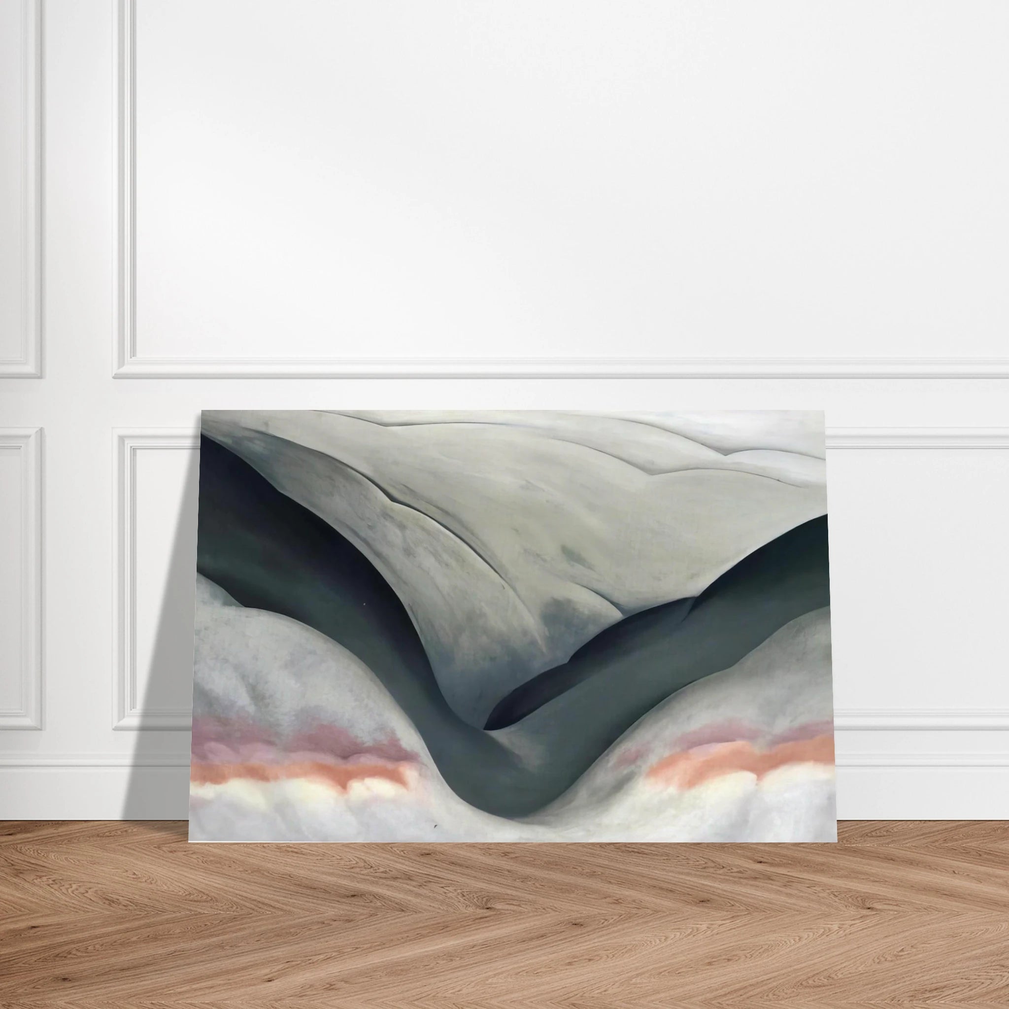 Black Place, Grey and Pink Poster | Georgia O'Keeffe Poster | Georgia O Keeffe Prints