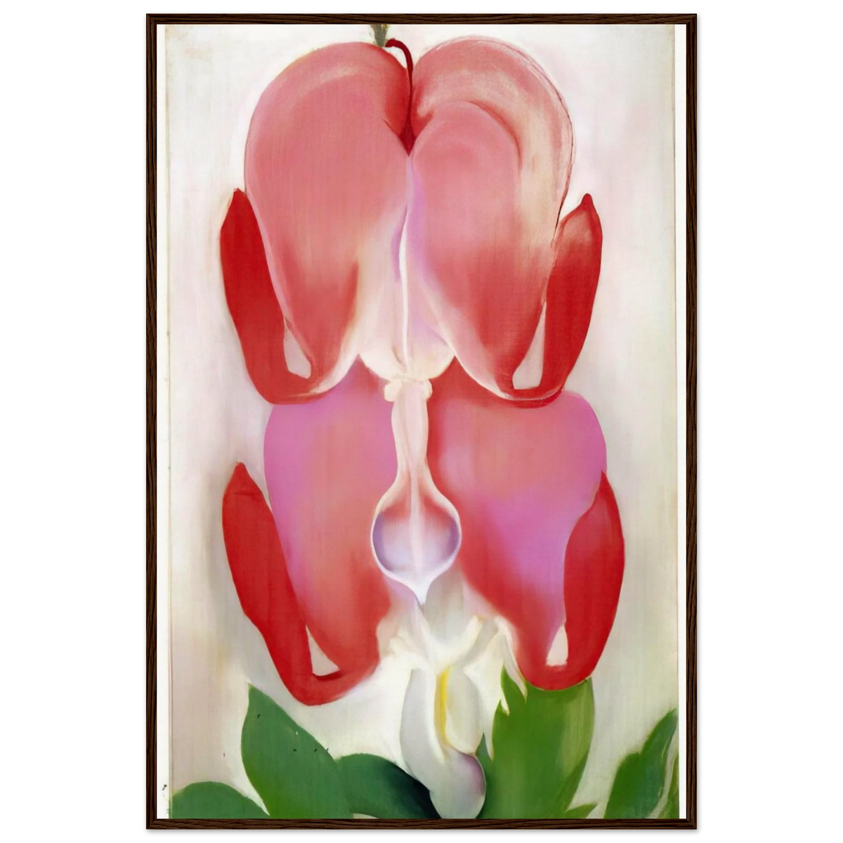 Bleeding Heart Framed Poster | Georgia O'Keeffe Framed Prints Wall Art | Georgia O Keeffe Prints