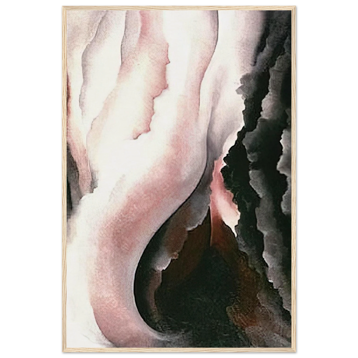Dark Iris ?2 Framed Poster | Georgia O'Keeffe Framed Prints Wall Art | Georgia O Keeffe Prints