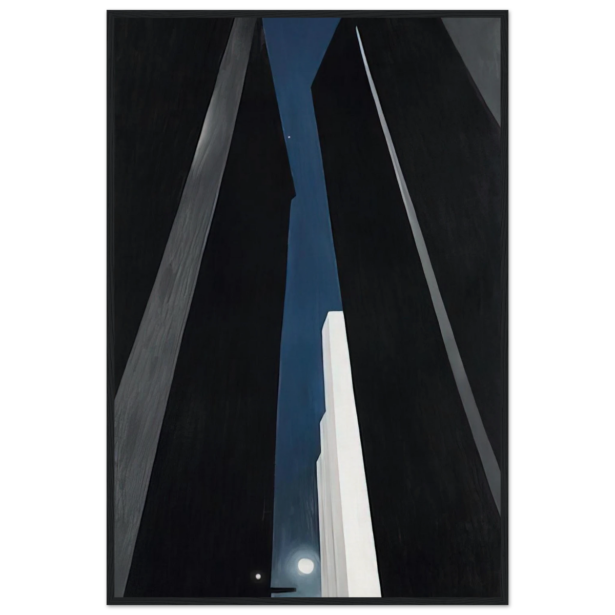 City Night Framed Poster | Georgia O'Keeffe Framed Prints Wall Art | Georgia O Keeffe Prints