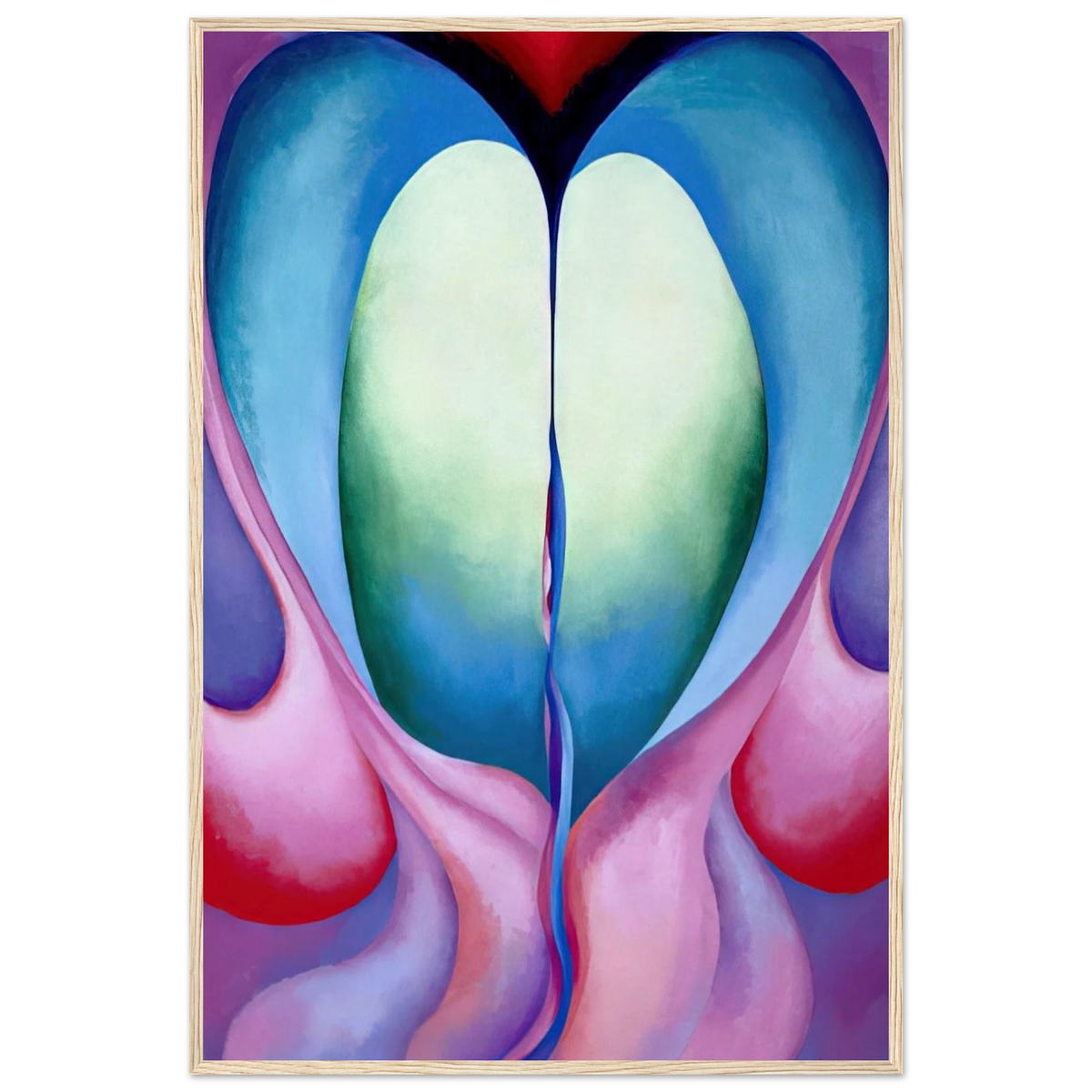 Series I, No. 8 Framed Poster | Georgia O'Keeffe Framed Prints Wall Art | Georgia O Keeffe Prints