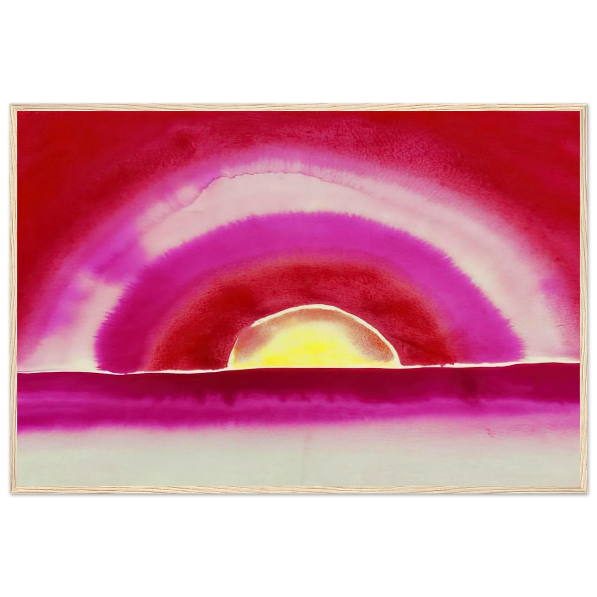 Sunrise Framed Poster | Georgia O'Keeffe Framed Prints Wall Art | Georgia O Keeffe Prints