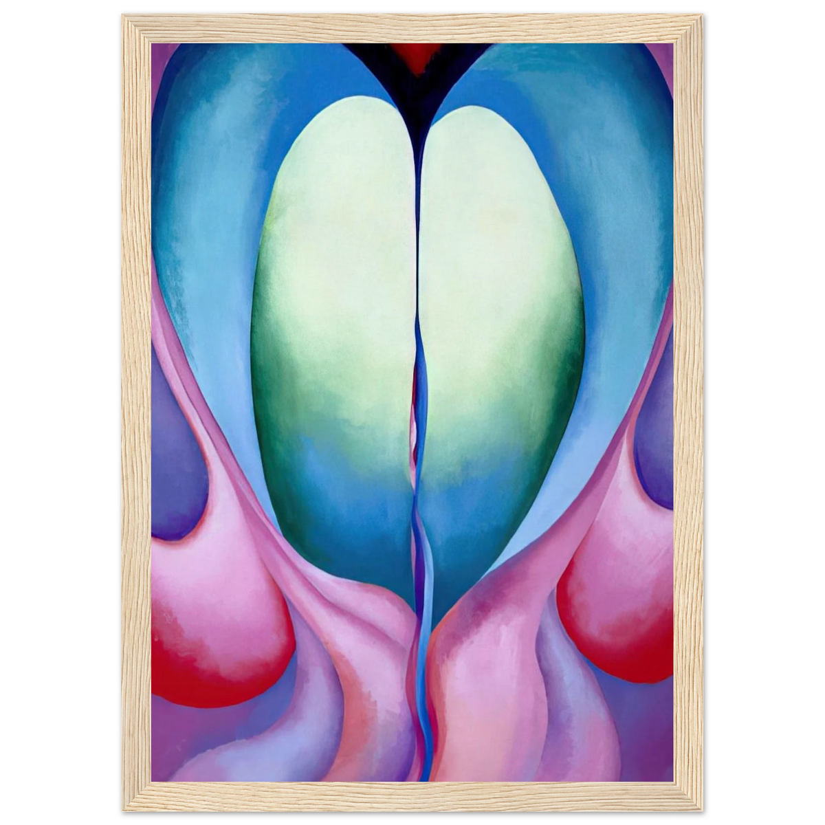 Series I, No. 8 Framed Poster | Georgia O'Keeffe Framed Prints Wall Art | Georgia O Keeffe Prints