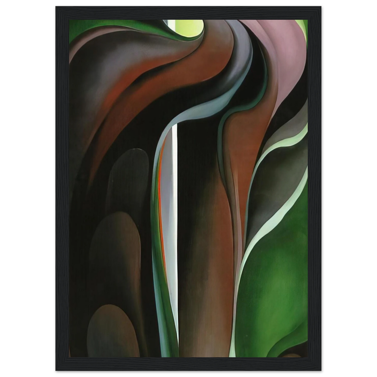 Jack-in-the-Pulpit ?V Framed Poster | Georgia O'Keeffe Framed Prints Wall Art | Georgia O Keeffe Prints