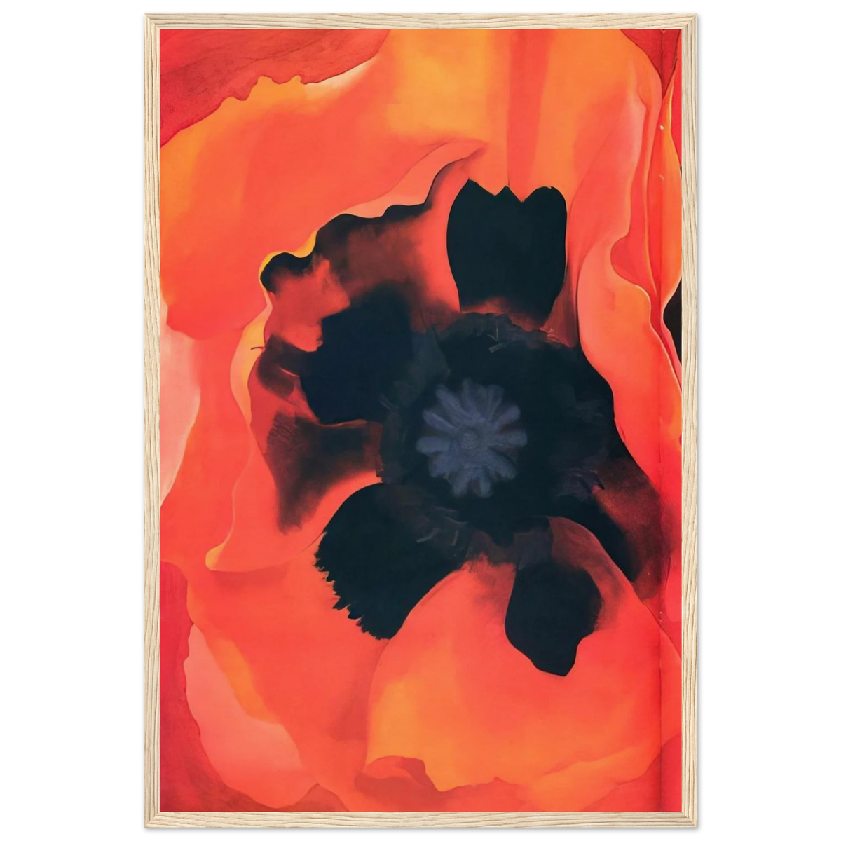 Poppy 2 Framed Poster | Georgia O'Keeffe Framed Prints Wall Art | Georgia O Keeffe Prints