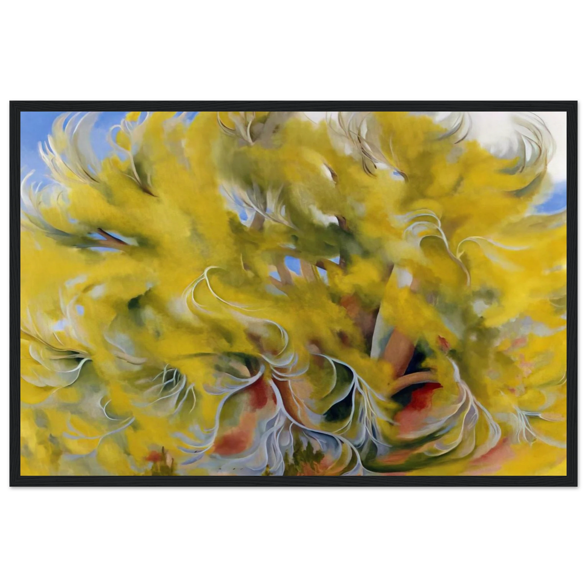 Cottonwood Tree in Spring Framed Poster | Georgia O'Keeffe Framed Prints Wall Art | Georgia O Keeffe Prints