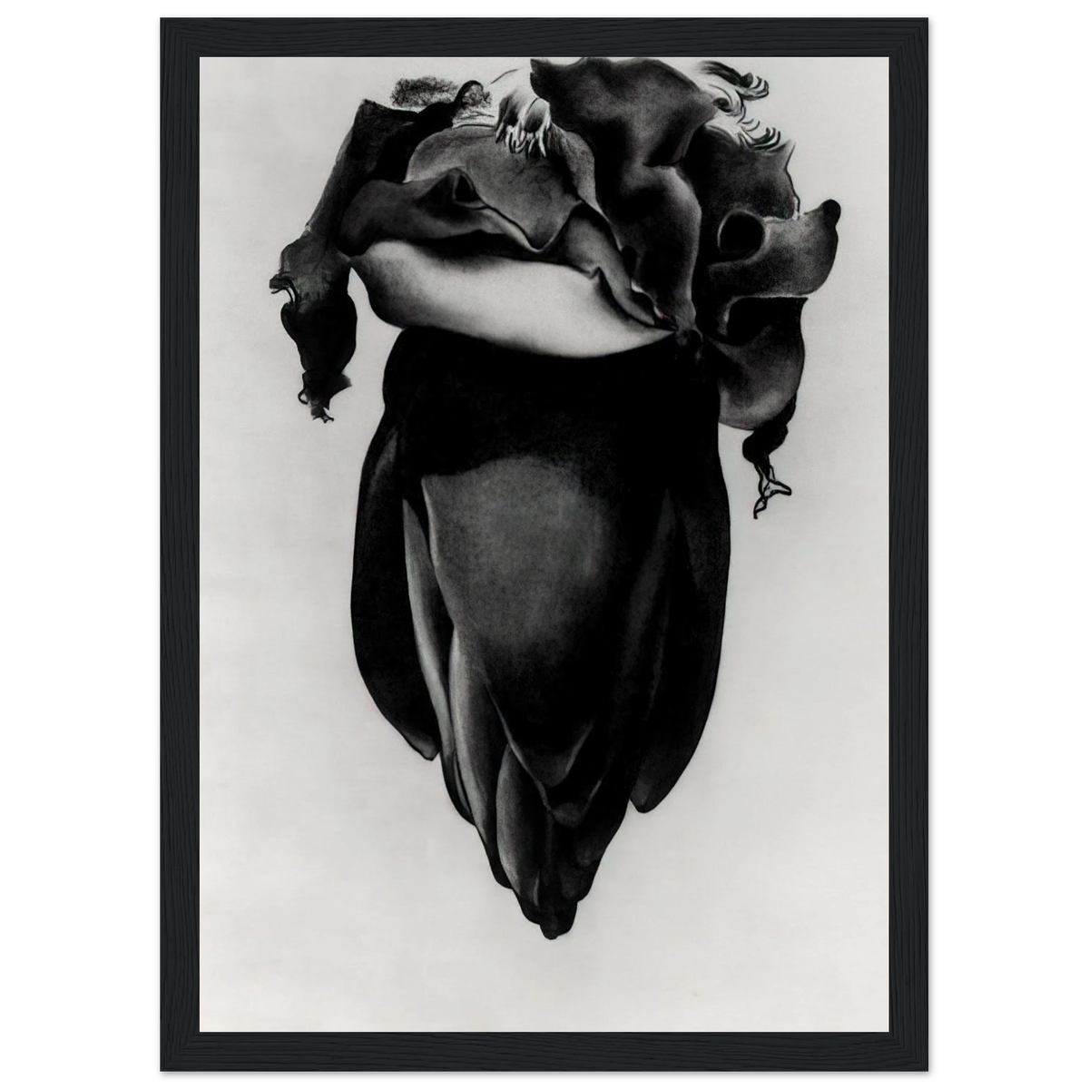 Banana Flower Framed Poster | Georgia O'Keeffe Framed Prints Wall Art | Georgia O Keeffe Prints