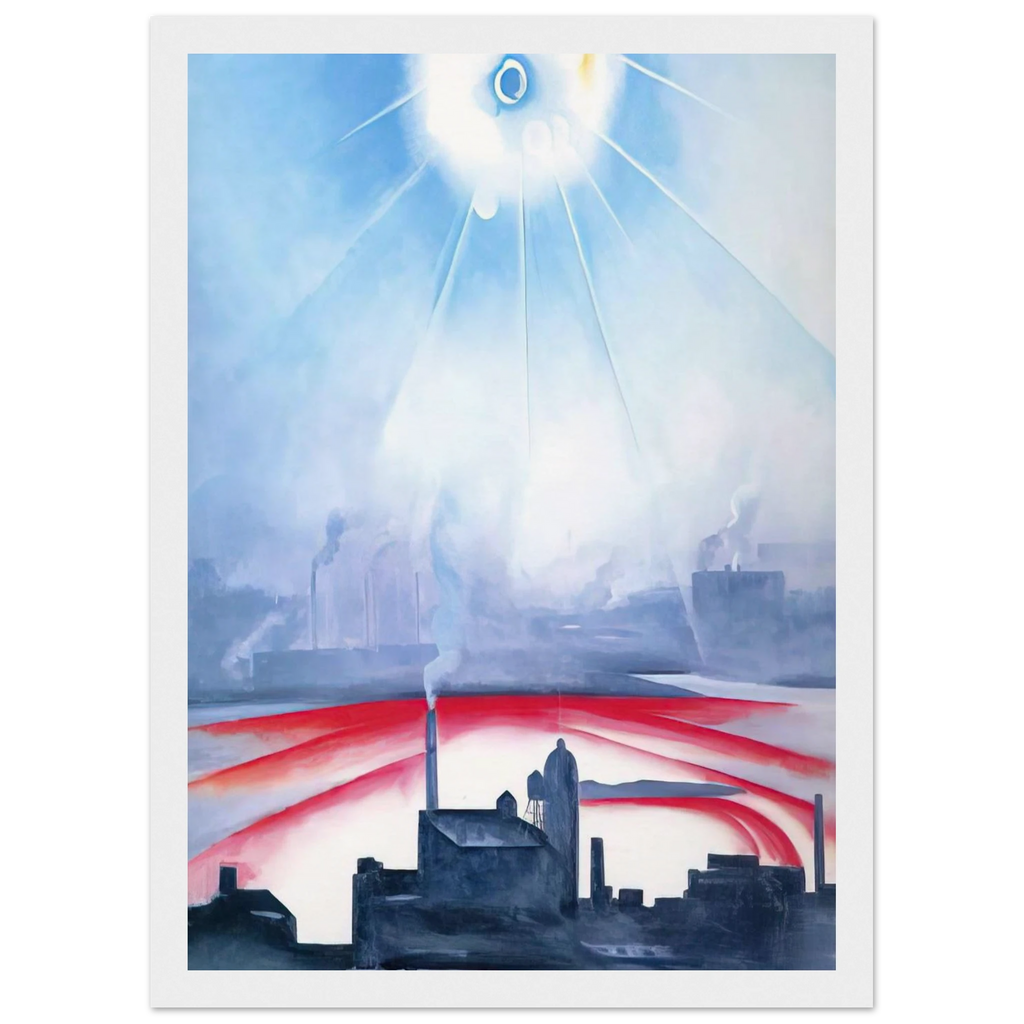 East River No 1 Framed Poster | Georgia O'Keeffe Framed Prints Wall Art | Georgia O Keeffe Prints