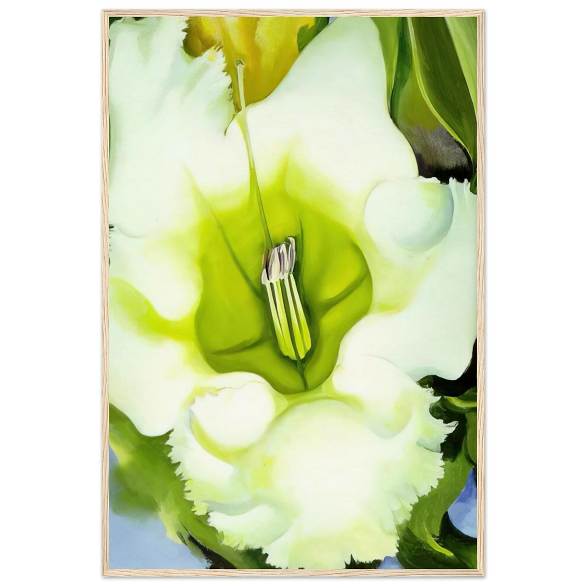 Cup Of Silver Ginger Framed Poster | Georgia O'Keeffe Framed Prints Wall Art | Georgia O Keeffe Prints