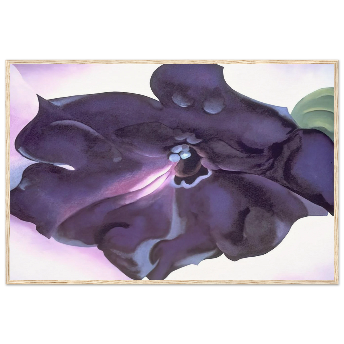 Petunia Framed Poster | Georgia O'Keeffe Framed Prints Wall Art | Georgia O Keeffe Prints