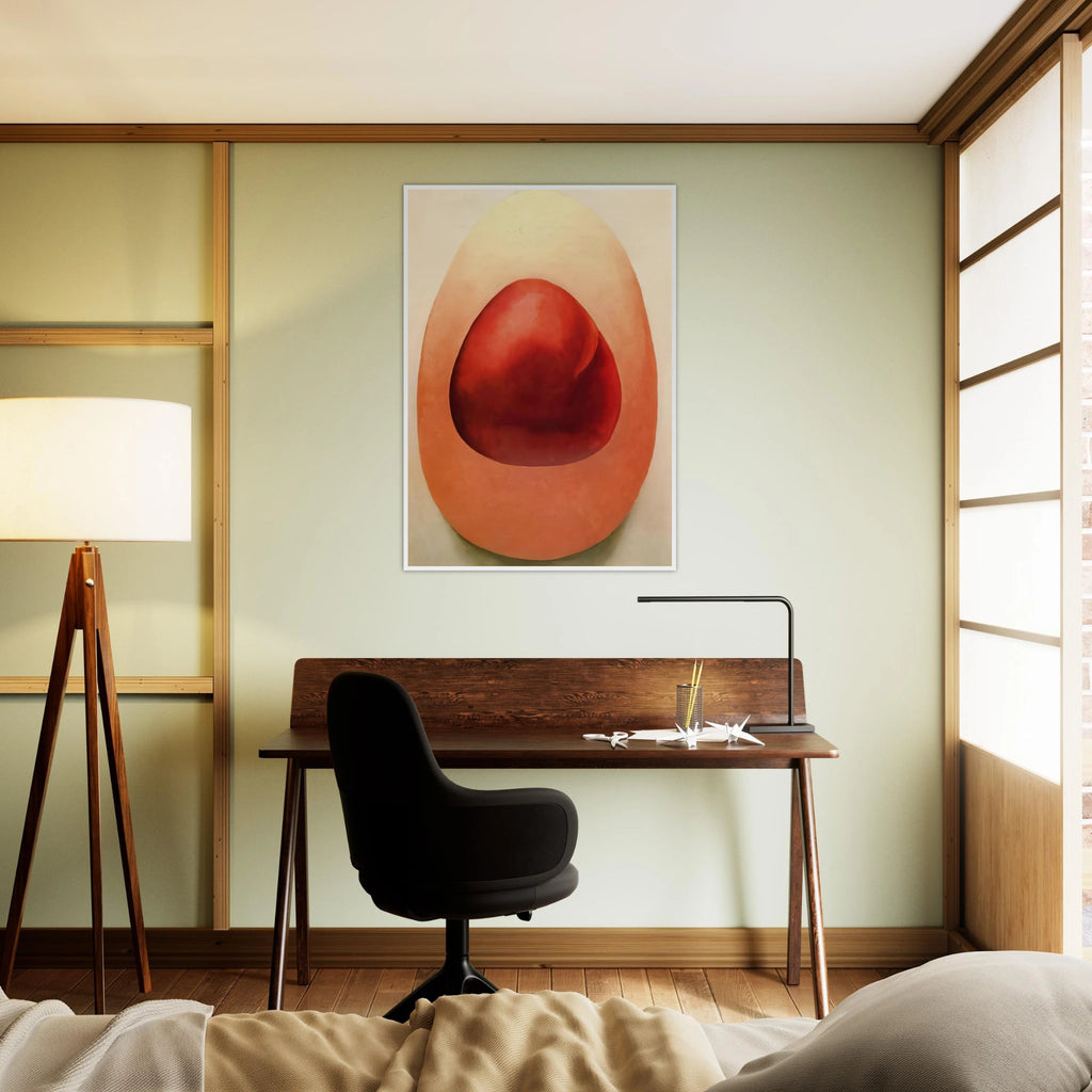 Red and Pink Rocks Framed Poster | Georgia O'Keeffe Framed Prints Wall Art | Georgia O Keeffe Prints