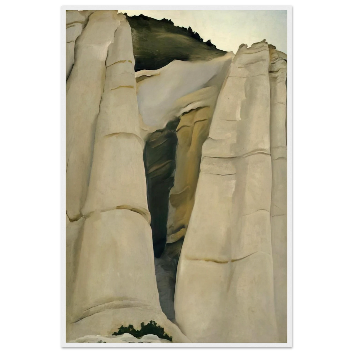 From the White Place Framed Poster | Georgia O'Keeffe Framed Prints Wall Art | Georgia O Keeffe Prints
