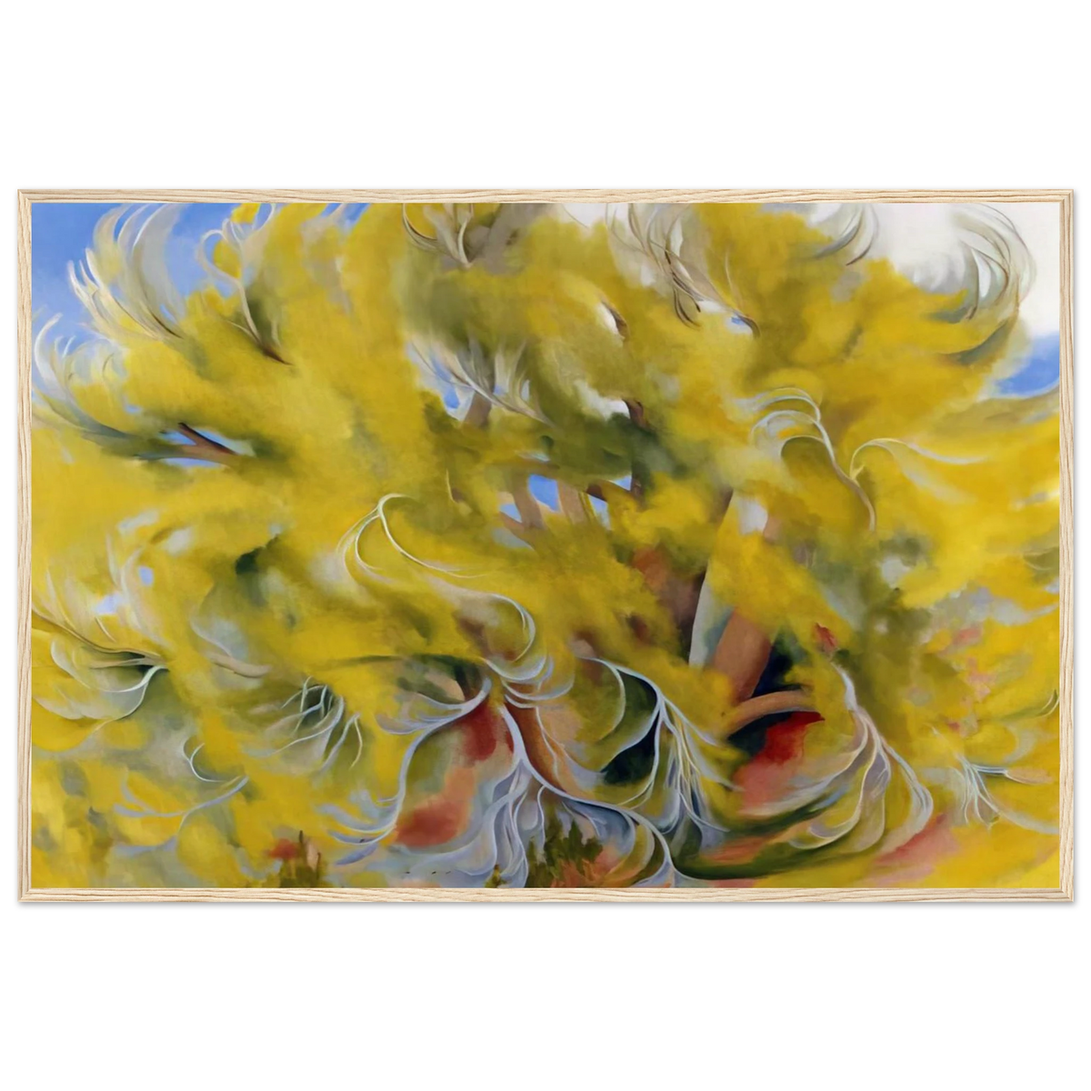 Cottonwood Tree in Spring Framed Poster | Georgia O'Keeffe Framed Prints Wall Art | Georgia O Keeffe Prints