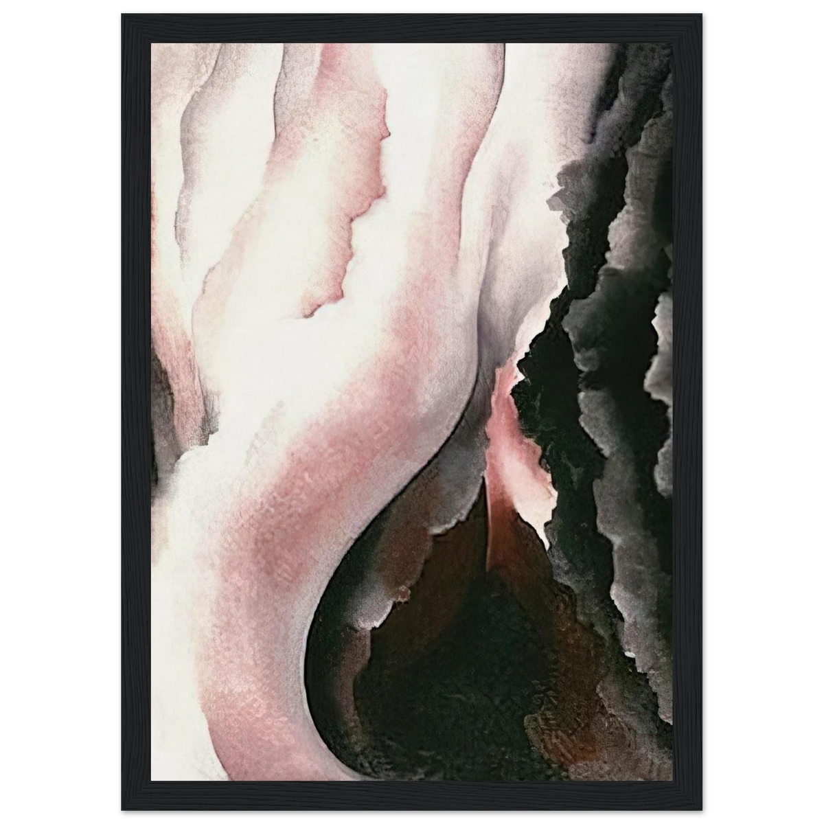 Dark Iris ?2 Framed Poster | Georgia O'Keeffe Framed Prints Wall Art | Georgia O Keeffe Prints