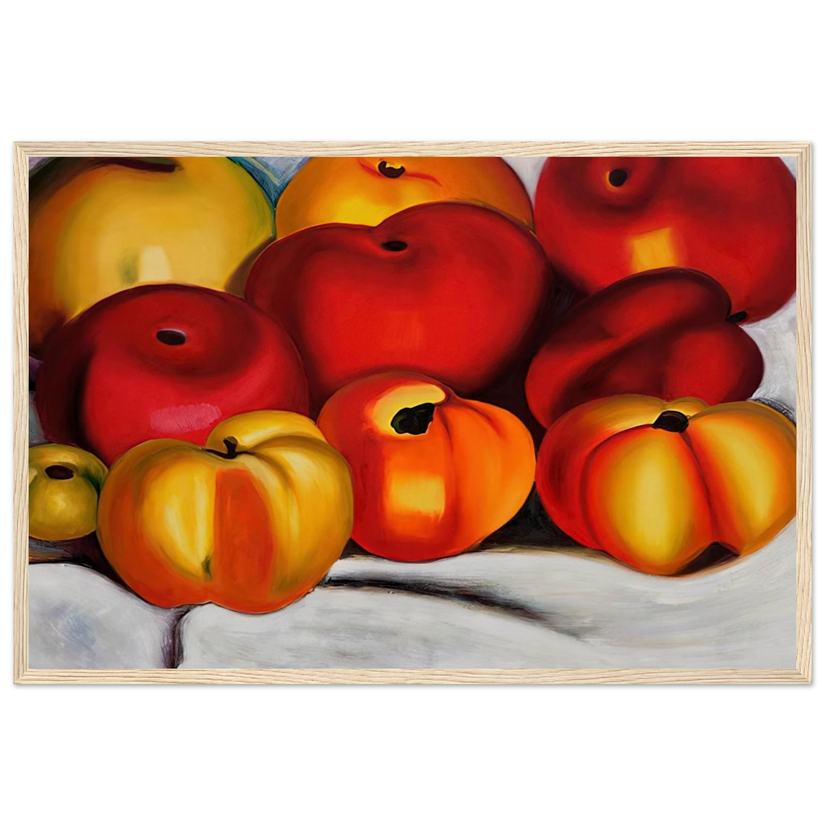 Apple Family II Framed Poster | Georgia O'Keeffe Framed Prints Wall Art | Georgia O Keeffe Prints