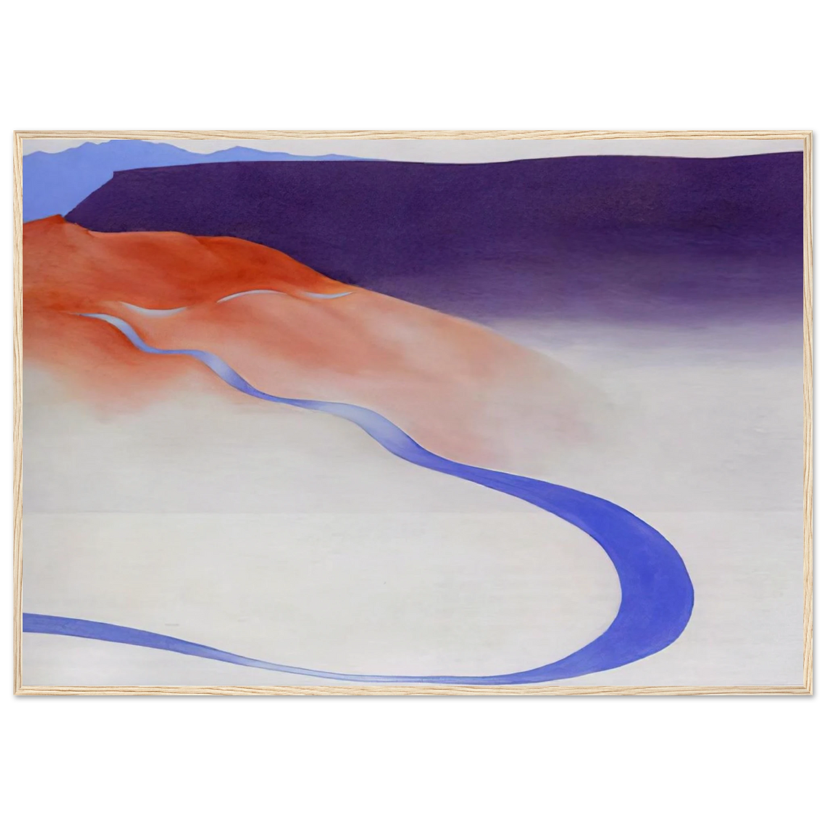 Road to the Ranch Framed Poster | Georgia O'Keeffe Framed Prints Wall Art | Georgia O Keeffe Prints