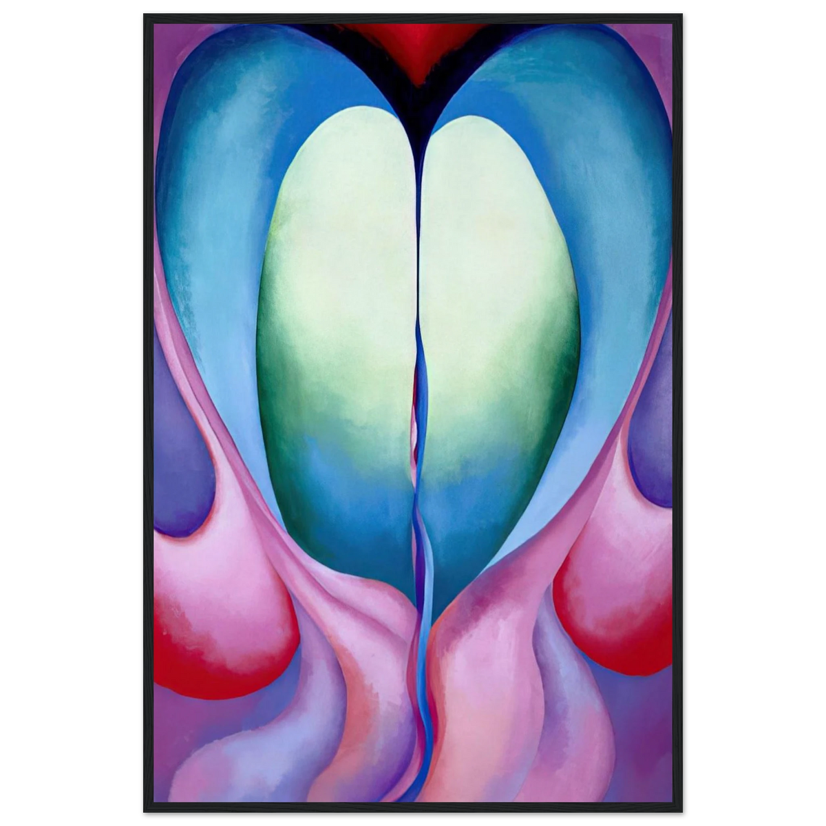Series I, No. 8 Framed Poster | Georgia O'Keeffe Framed Prints Wall Art | Georgia O Keeffe Prints