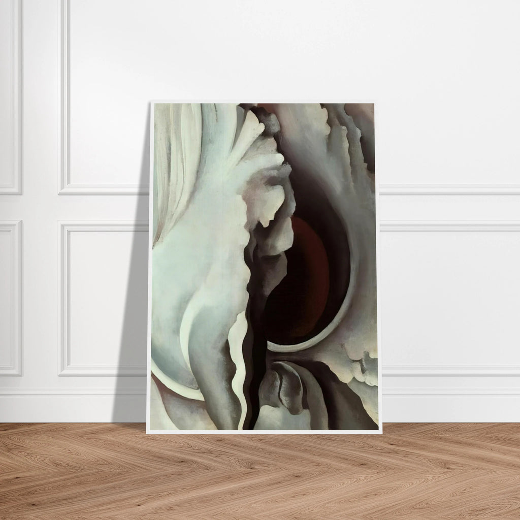 Black Iris Framed Poster | Georgia O'Keeffe Framed Prints Wall Art | Georgia O Keeffe Prints