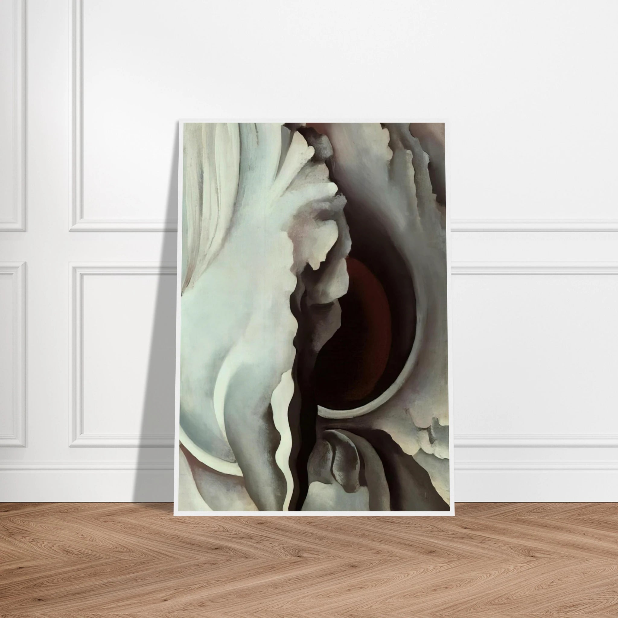 Black Iris Framed Poster | Georgia O'Keeffe Framed Prints Wall Art | Georgia O Keeffe Prints