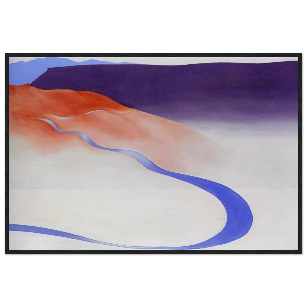 Road to the Ranch Framed Poster | Georgia O'Keeffe Framed Prints Wall Art | Georgia O Keeffe Prints