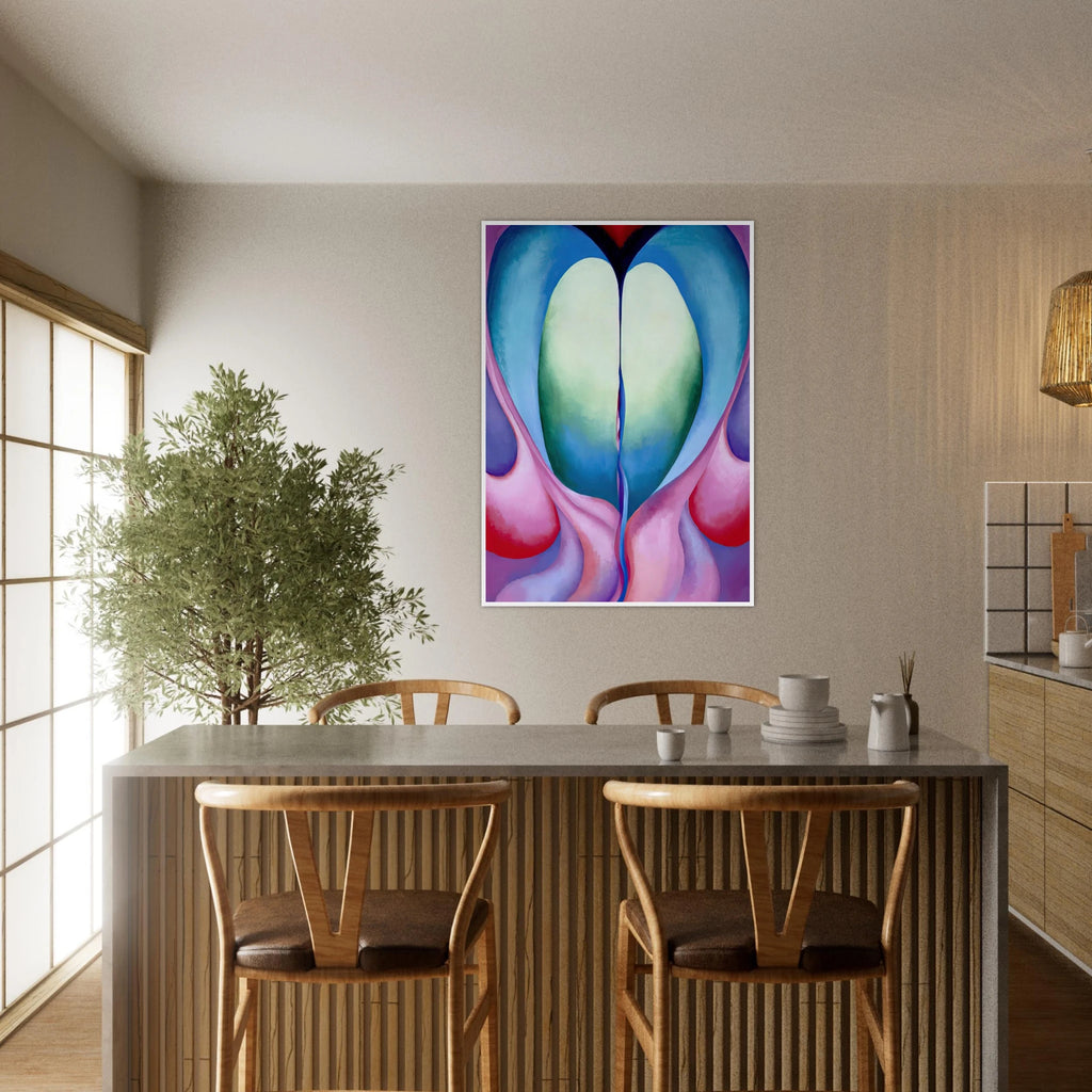 Series I, No. 8 Framed Poster | Georgia O'Keeffe Framed Prints Wall Art | Georgia O Keeffe Prints