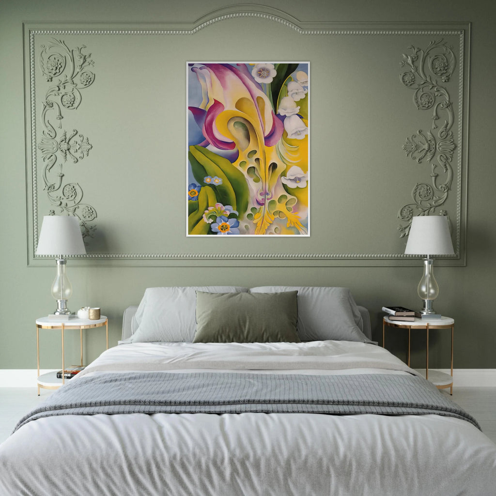 From the Old Garden No 2 Framed Poster | Georgia O'Keeffe Framed Prints Wall Art | Georgia O Keeffe Prints