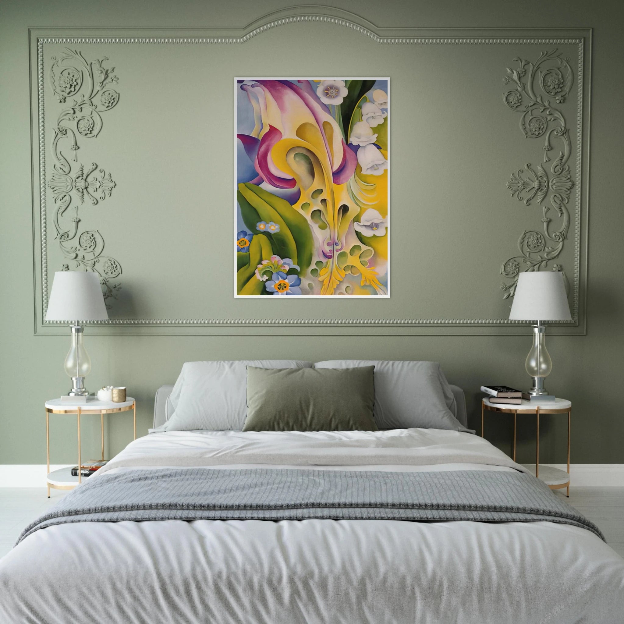 From the Old Garden No 2 Framed Poster | Georgia O'Keeffe Framed Prints Wall Art | Georgia O Keeffe Prints