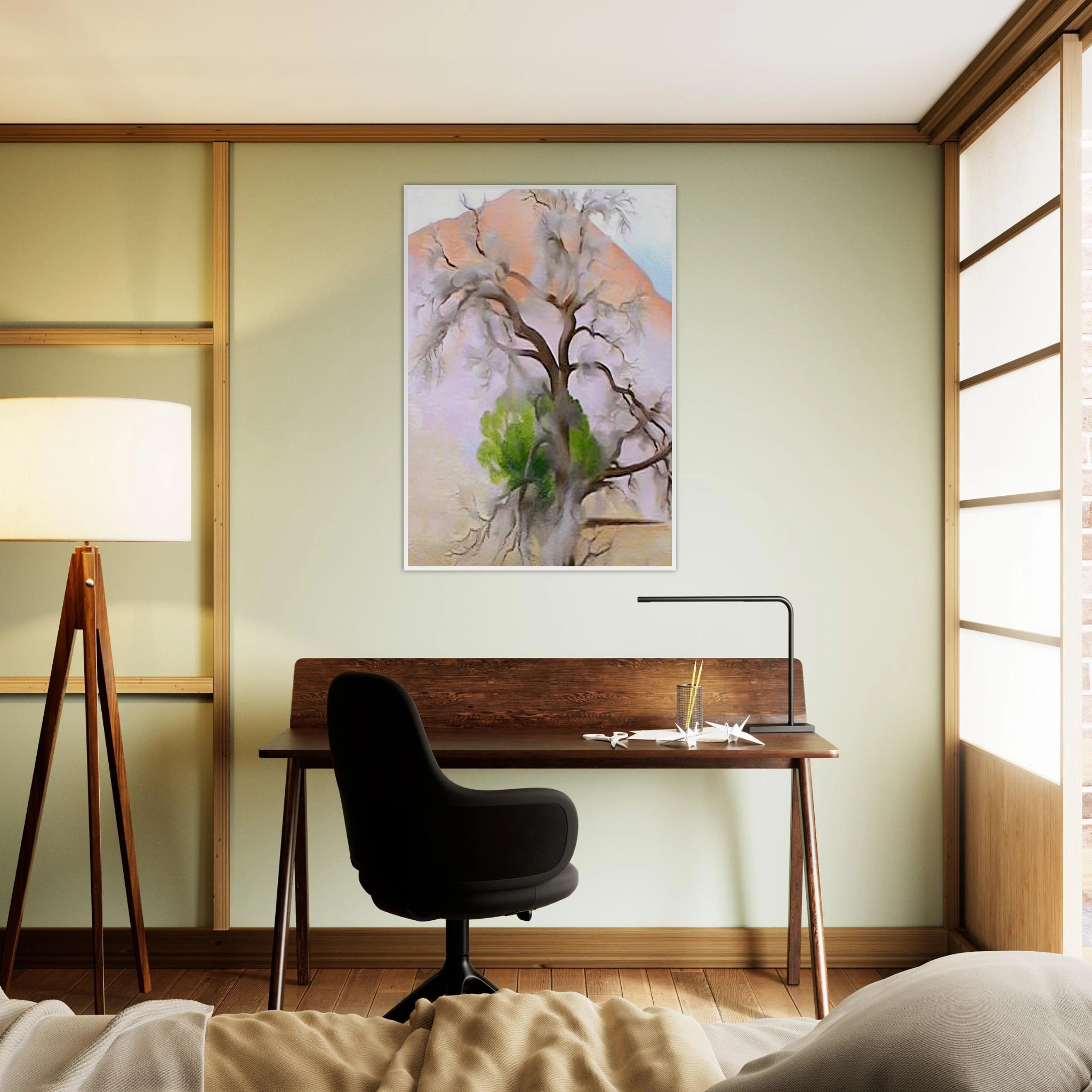 Pinons with Cedar Framed Poster | Georgia O'Keeffe Framed Prints Wall Art | Georgia O Keeffe Prints