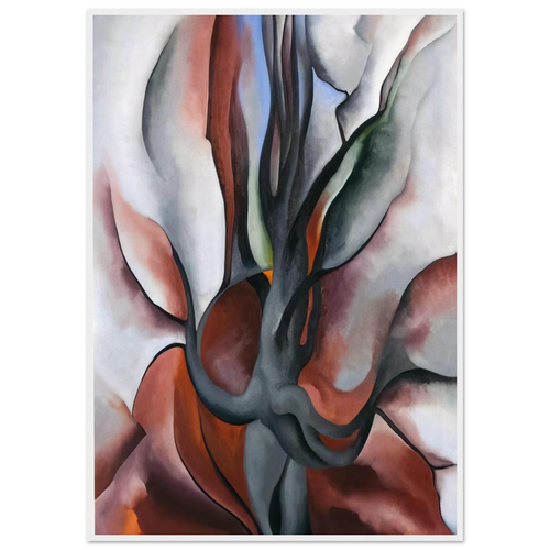 Autumn Trees - The Maple Framed Poster | Georgia O'Keeffe Framed Prints Wall Art | Georgia O Keeffe Prints
