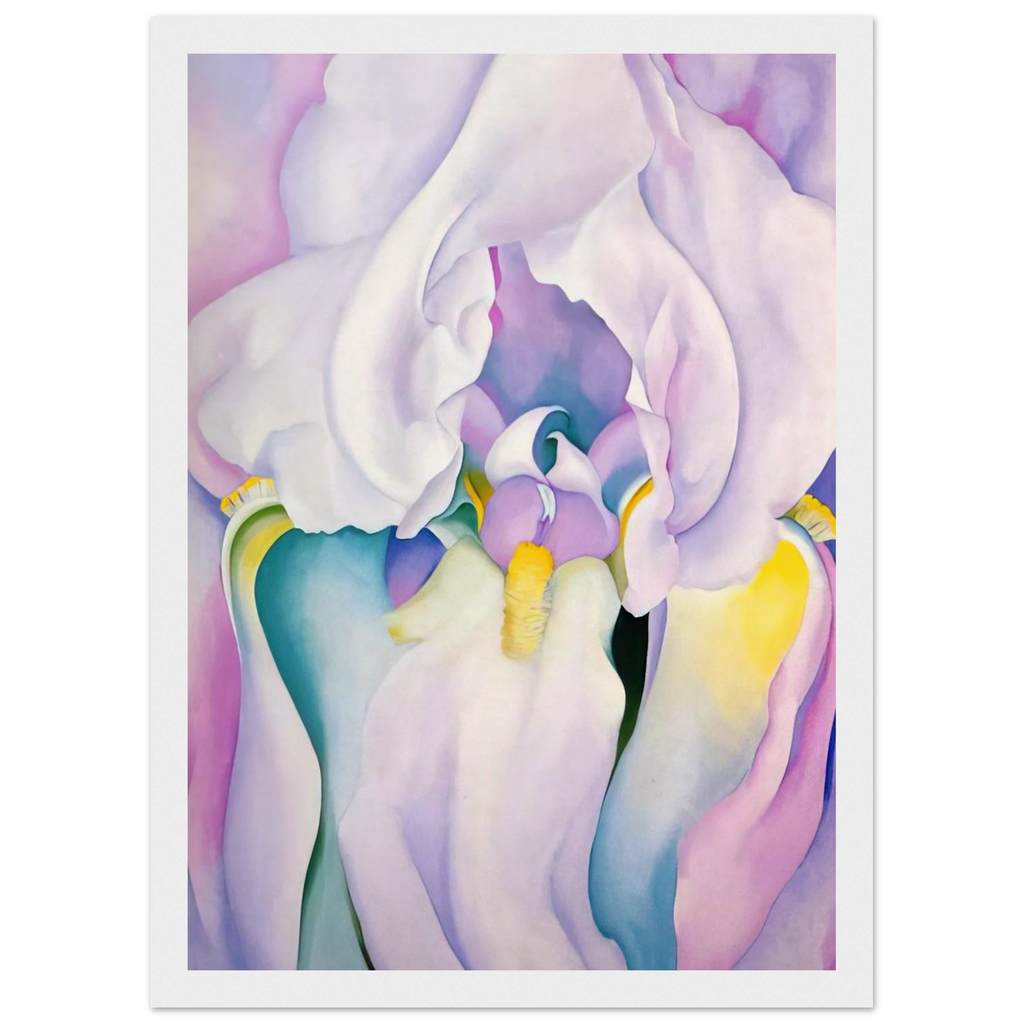 Light of Iris Framed Poster | Georgia O'Keeffe Framed Prints Wall Art | Georgia O Keeffe Prints