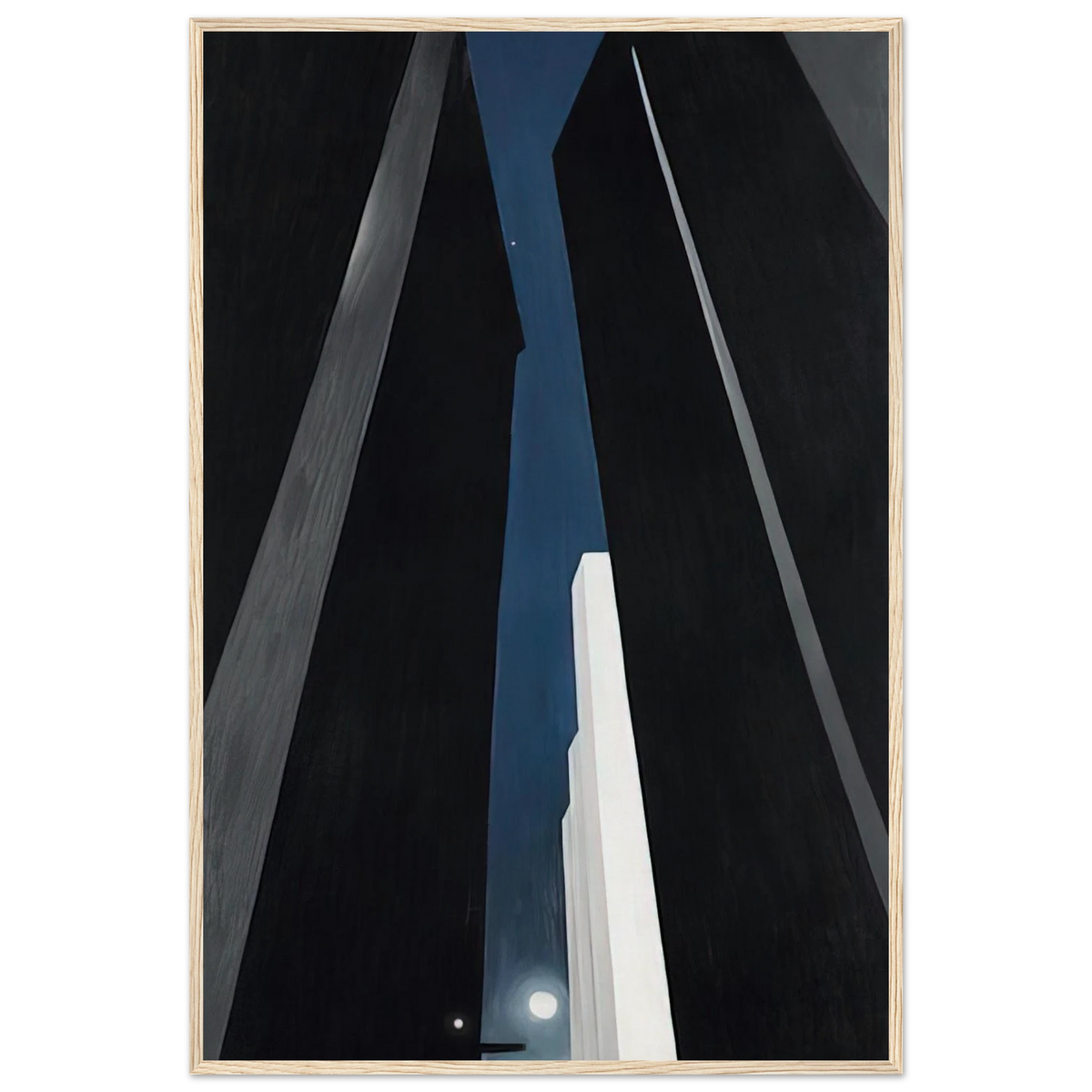 City Night Framed Poster | Georgia O'Keeffe Framed Prints Wall Art | Georgia O Keeffe Prints