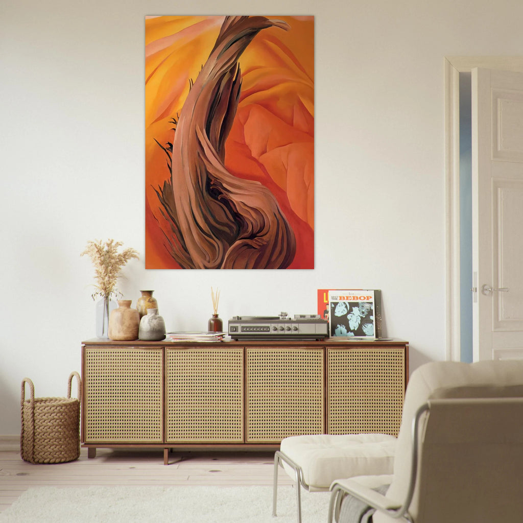 Stump in Red Hills Poster | Georgia O'Keeffe Poster | Georgia O Keeffe Prints