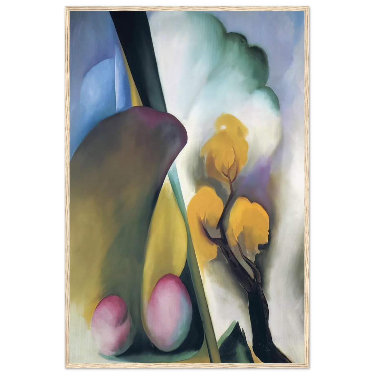 Spring Framed Poster | Georgia O'Keeffe Framed Prints Wall Art | Georgia O Keeffe Prints
