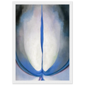 Blue Line Framed Poster | Georgia O'Keeffe Framed Prints Wall Art | Georgia O Keeffe Prints