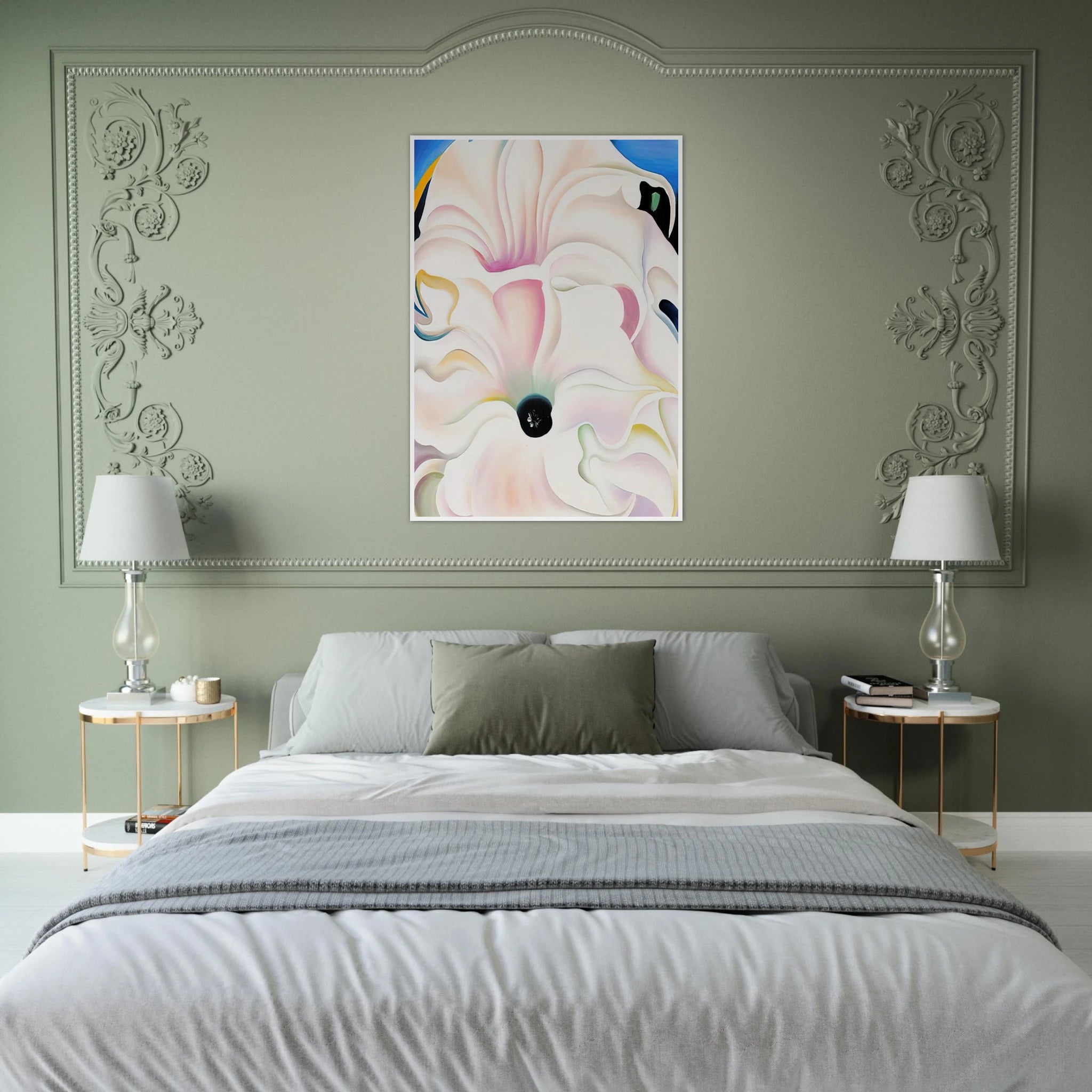 Bella Donna Framed Poster | Georgia O'Keeffe Framed Prints Wall Art | Georgia O Keeffe Prints
