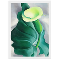 Calla Lily  Lily-Yellow No. 2  Framed Poster | Georgia O'Keeffe Framed Prints Wall Art | Georgia O Keeffe Prints