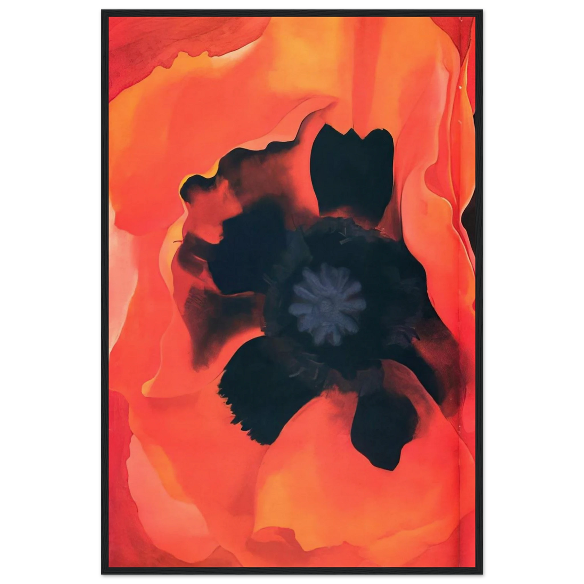 Poppy 2 Framed Poster | Georgia O'Keeffe Framed Prints Wall Art | Georgia O Keeffe Prints
