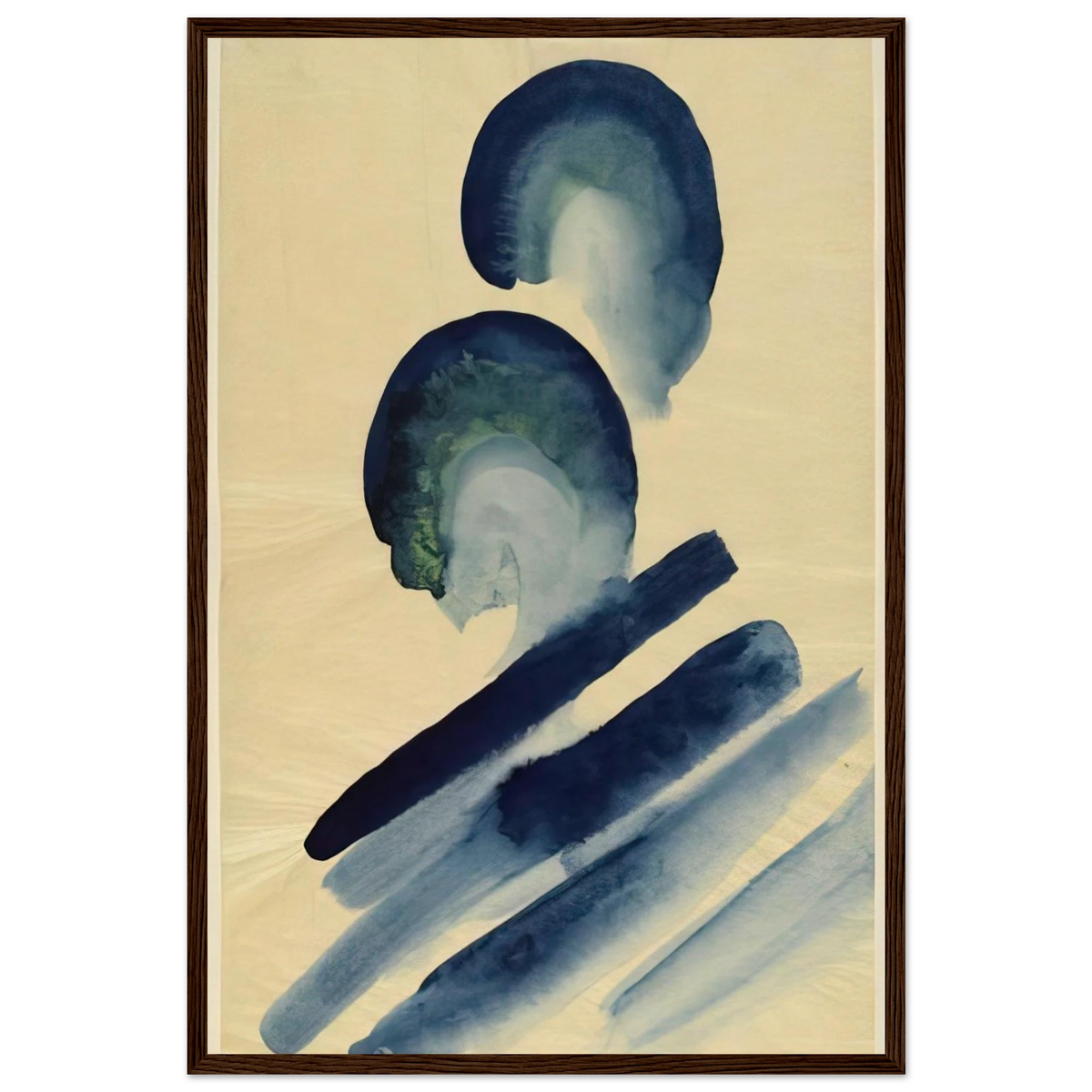 Blue-02 Framed Poster | Georgia O'Keeffe Framed Prints Wall Art | Georgia O Keeffe Prints